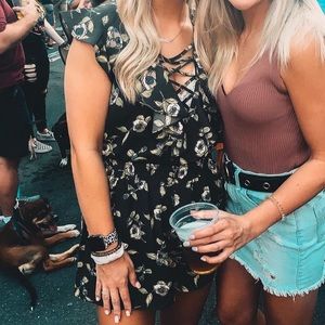 Moon River Small Floral Romper